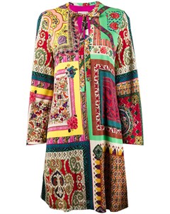 Платье трапеция в технике пэчворк Etro