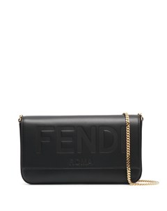 Клатч с тисненым логотипом Fendi