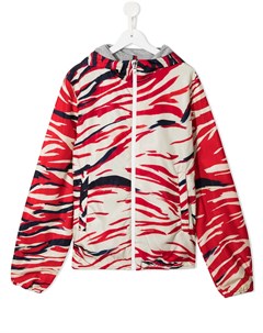 Куртка с тигровым принтом Moncler enfant