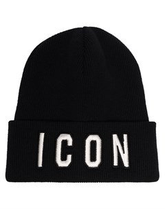 Шапка бини с вышивкой Icon Dsquared2