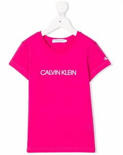 Футболка с логотипом Calvin klein kids