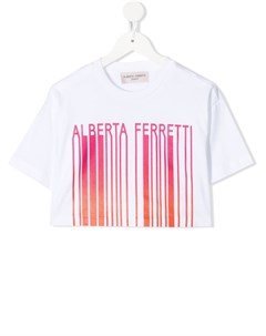 Футболка с принтом Alberta ferretti kids