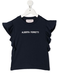 Футболка с логотипом Alberta ferretti kids