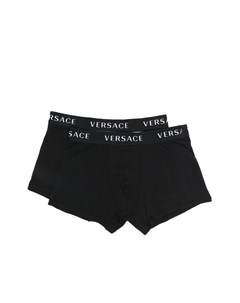 Комплект из двух трусов брифов с логотипом Versace