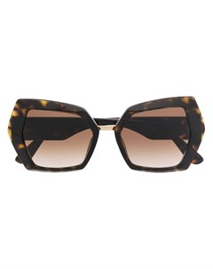 Солнцезащитные очки в оправе черепаховой расцветки Dolce & gabbana eyewear