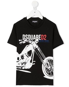 Футболка с принтом Dsquared2 kids