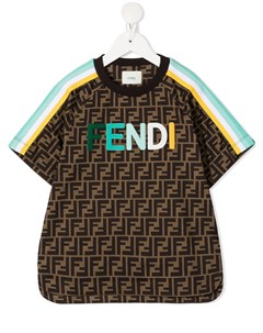 Футболка с логотипом Fendi kids