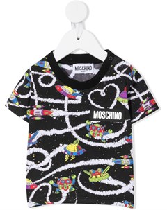 Футболка с принтом Moschino kids