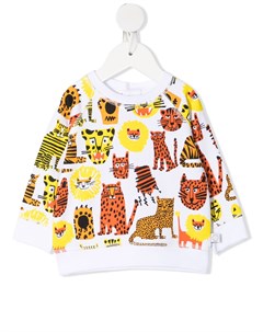 Толстовка с принтом Wild Cats Stella mccartney kids