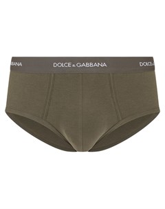 Трусы брифы с логотипом на поясе Dolce&gabbana