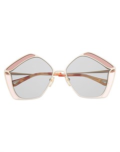 Солнцезащитные очки в массивной оправе Chloé eyewear