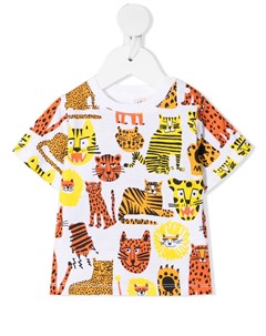 Футболка с принтом Wild Cats Stella mccartney kids