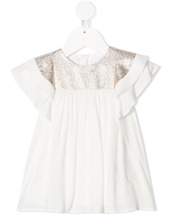 Платье с короткими рукавами Chloé kids