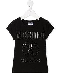 Футболка с логотипом Moschino kids