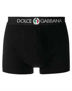 Боксеры с вышитым логотипом Dolce&gabbana