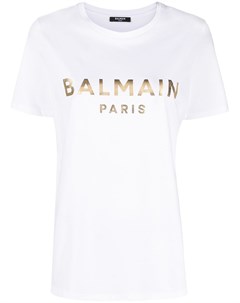 Футболка с логотипом Balmain