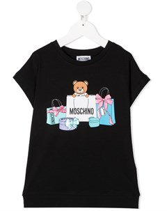 Футболка с принтом Moschino kids