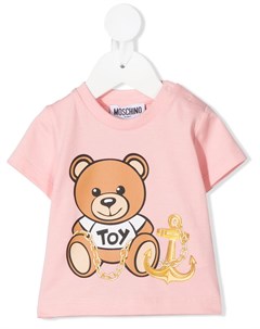 Футболка с графичным принтом Moschino kids