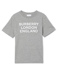 Футболка с логотипом Burberry kids