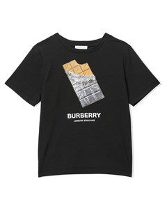 Футболка с принтом Burberry kids