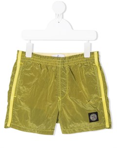 Спортивные шорты с нашивкой логотипом Stone island junior