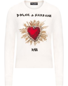 Футболка с принтом Amore Dolce&gabbana