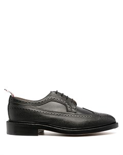 Броги Longwing из зернистой кожи Thom browne