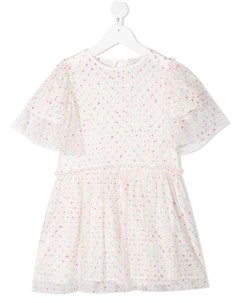 Платье из тюля с вышивкой Stella mccartney kids