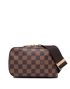 Поясная сумка Damier Ebene Geronimos 2004 го года Louis vuitton