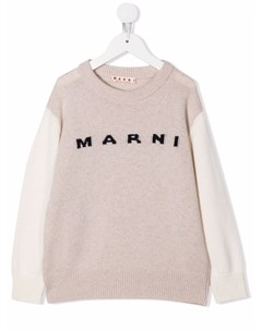 Джемпер в стиле колор блок Marni kids