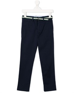 Брюки кроя слим с поясом Ralph lauren kids