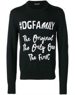 Джемпер с принтом DGFamily Dolce&gabbana