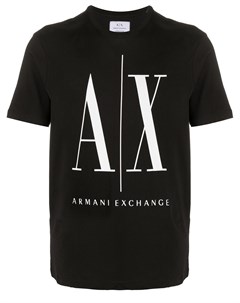 Футболка с короткими рукавами и логотипом Armani exchange