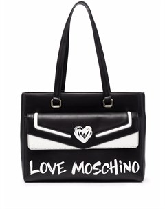 Сумка тоут с логотипом Love moschino