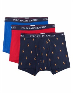 Комплект из трех боксеров с логотипом Polo ralph lauren