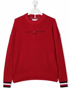 Джемпер в рубчик с логотипом Tommy hilfiger junior