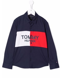 Рубашка с логотипом Tommy hilfiger junior