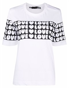 Футболка с графичным принтом Love moschino