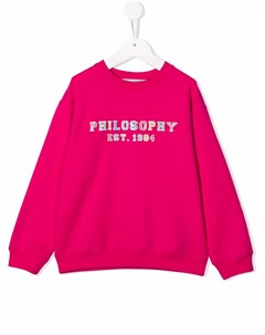 Толстовка с логотипом Philosophy di lorenzo serafini kids