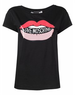 Футболка с логотипом Love moschino