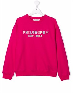 Толстовка с логотипом Philosophy di lorenzo serafini kids