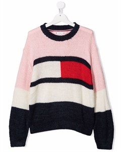 Джемпер Flag в стиле колор блок Tommy hilfiger junior