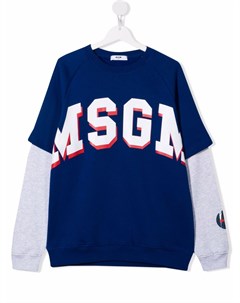 Толстовка с логотипом Msgm kids