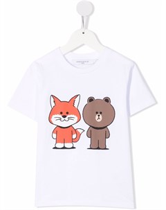 Футболка из коллаборации с Line Friends Maison kitsune kids