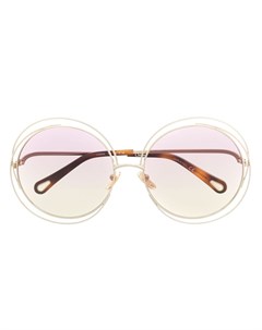 Солнцезащитные очки в массивной оправе Chloé eyewear