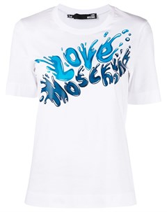 Футболка с логотипом Love moschino