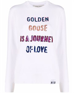 Толстовка с пайетками Golden goose