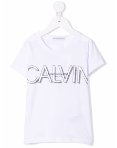 Футболка с логотипом Calvin klein kids