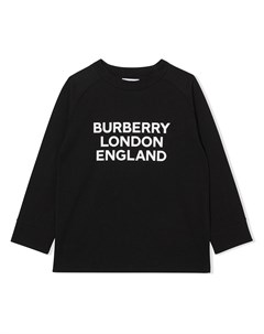 Футболка с логотипом Burberry kids