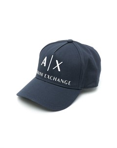 Бейсболка с вышитым логотипом Armani exchange